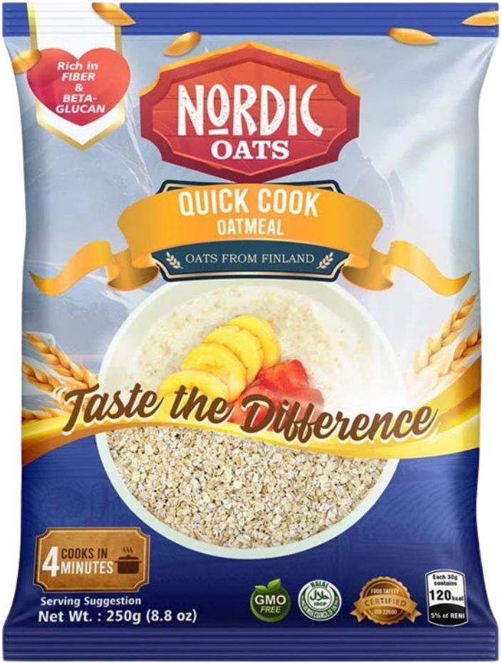 Nordic Quick Cook Oatmeal 250G